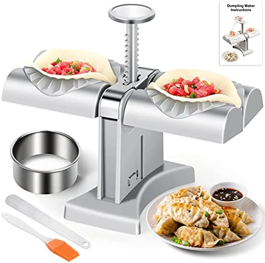 Kitchen Gadgets Machine - Automatic Dumpling Maker Press Household Double
