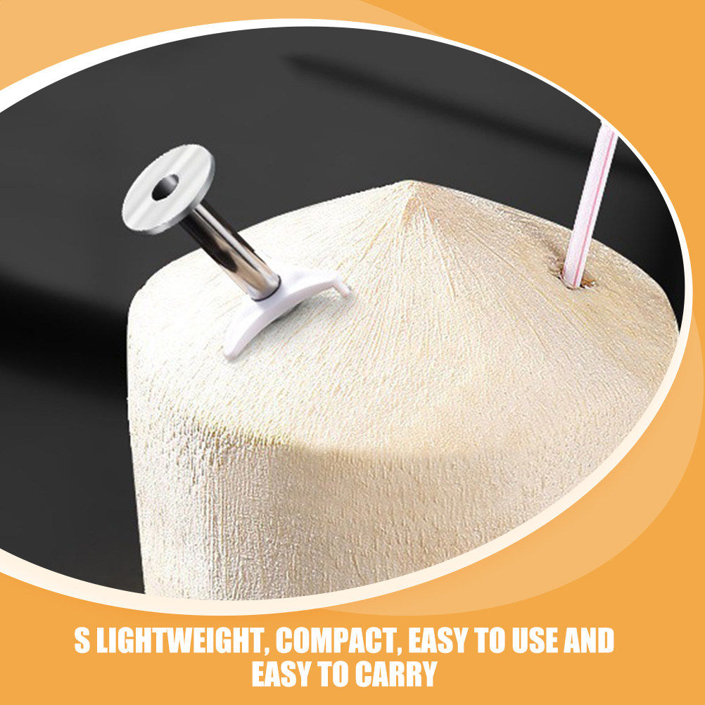 Kitchen Gadgets Useful - 4Pcs Coconut Opener Tool Stainless Steel