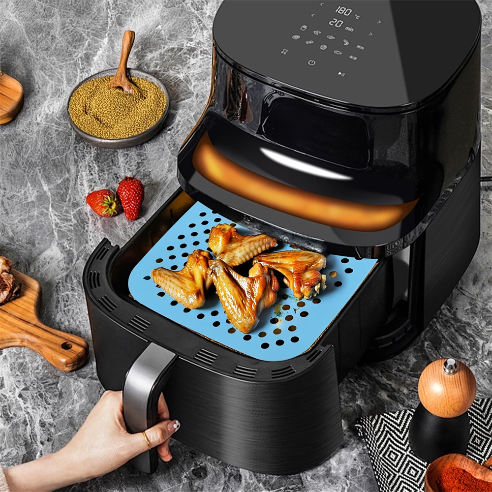 Reusable Air Fryer Pad, Silico - Kitchen Gadgets Air Fryer review and price