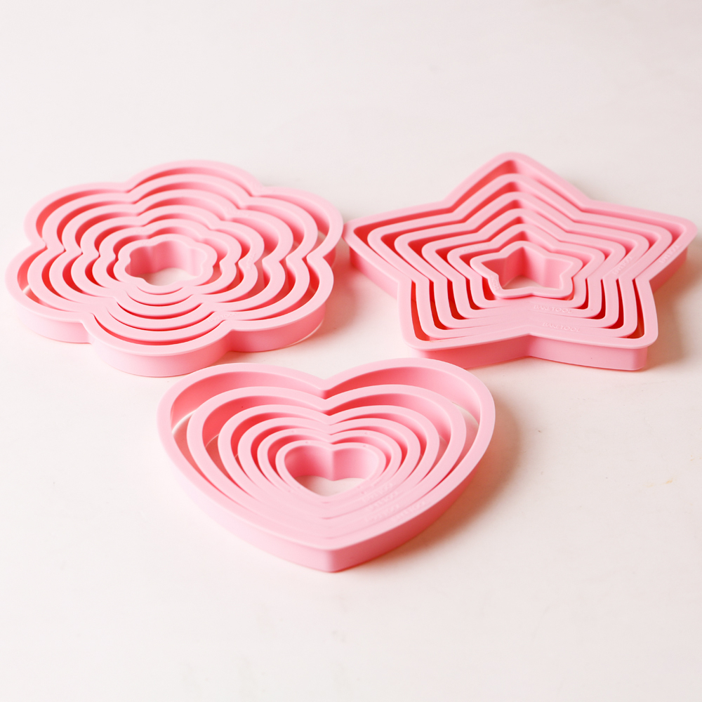 1set/3sets Pink Heart Star Flo - Kitchen Gadgets Set review and price