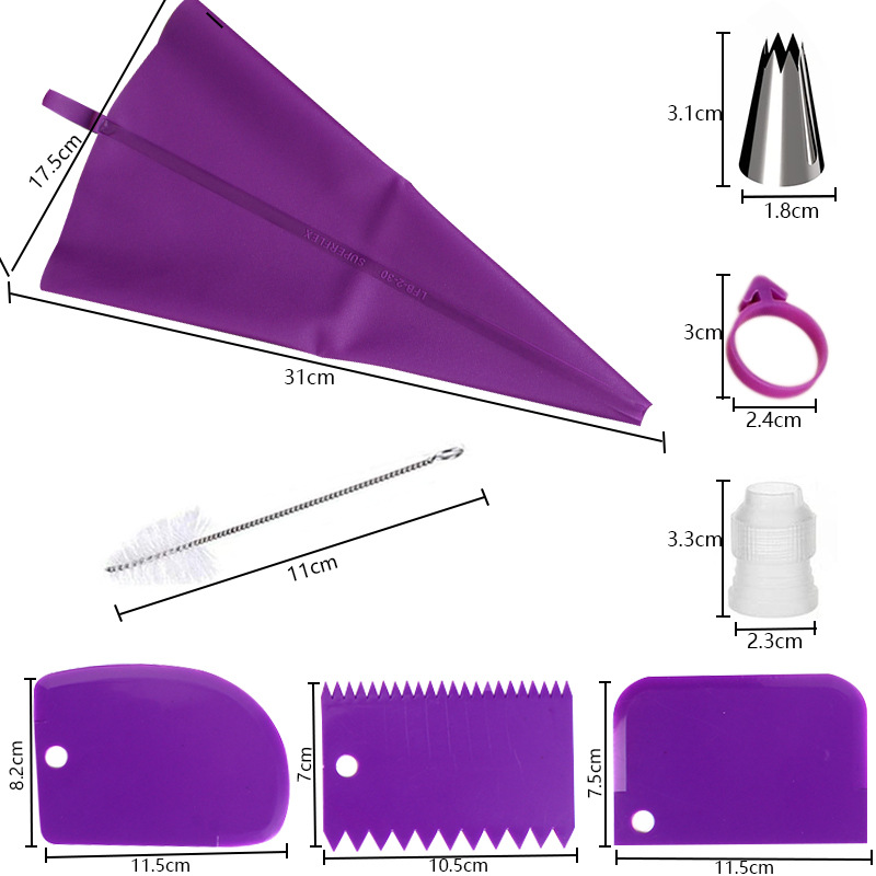 Nozzle piping cake decorating  - Kitchen Gadgets Set review and price