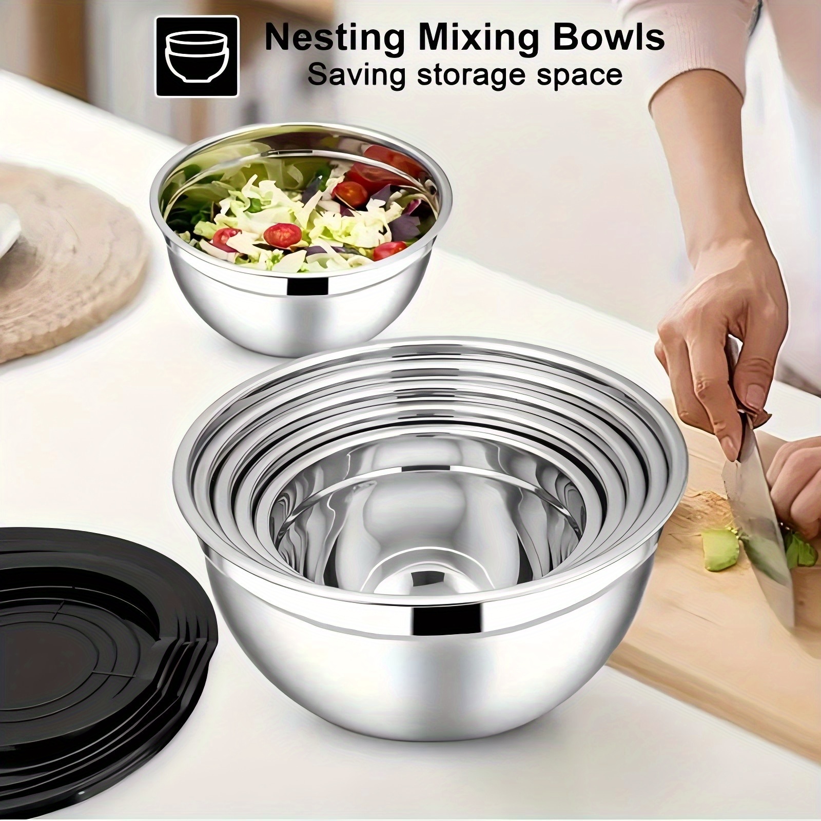 17pcs, Stainless Steel Mixing  - Kitchen Gadgets Set review and price