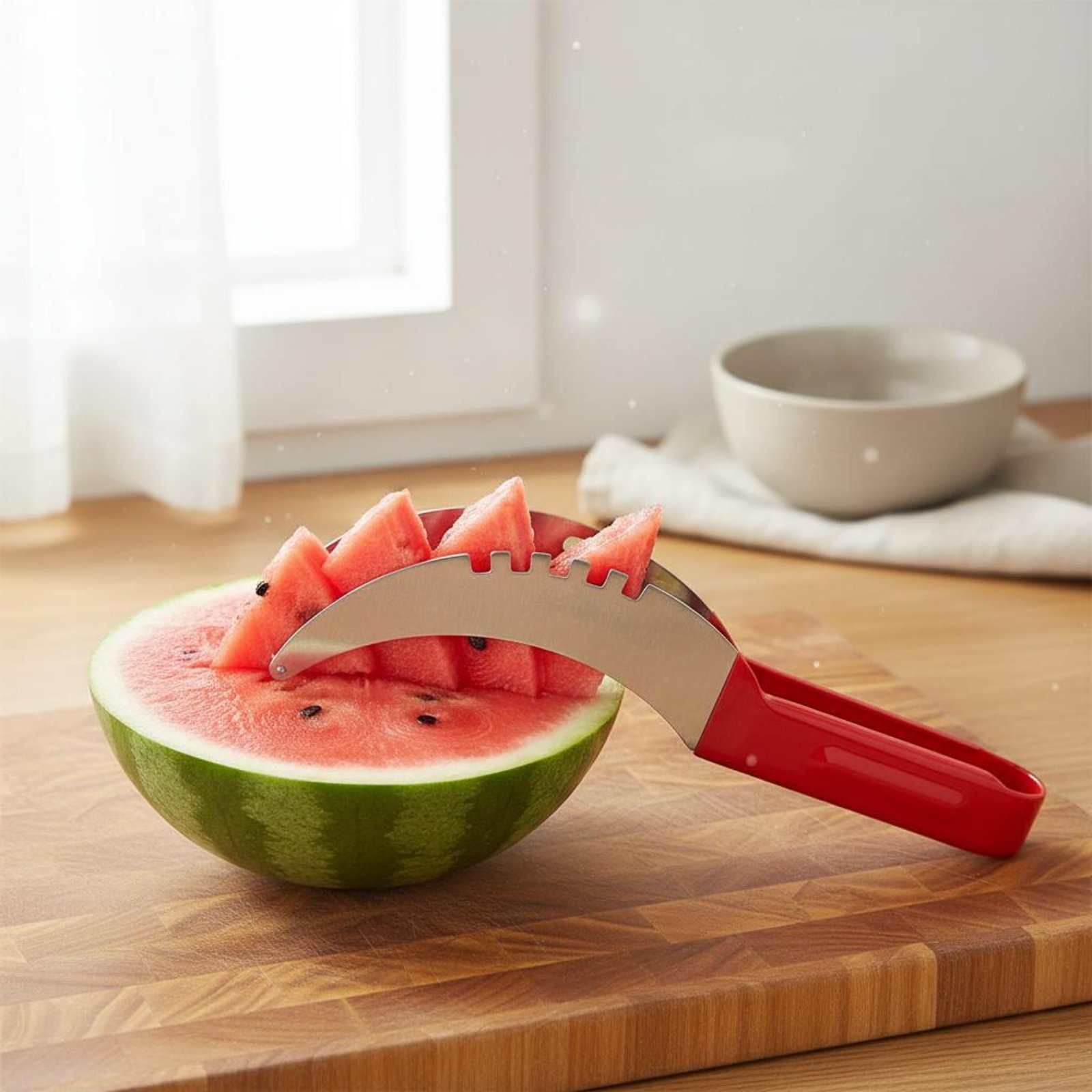 Watermelon Cube Cutter Food Gr - Kitchen Gadgets Kitchen review and price