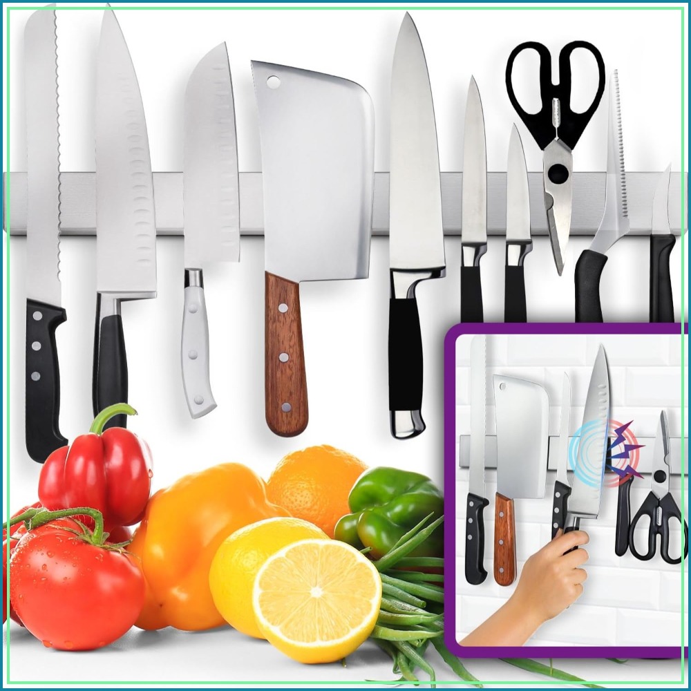 24 Inch Heavy-Duty Magnetic Kn - Magnetic Knife Strip review and price