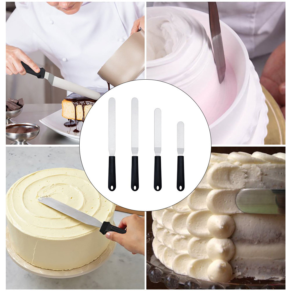 4Pcs Icing Spatula Set Plastic - Kitchen Gadgets Set review and price