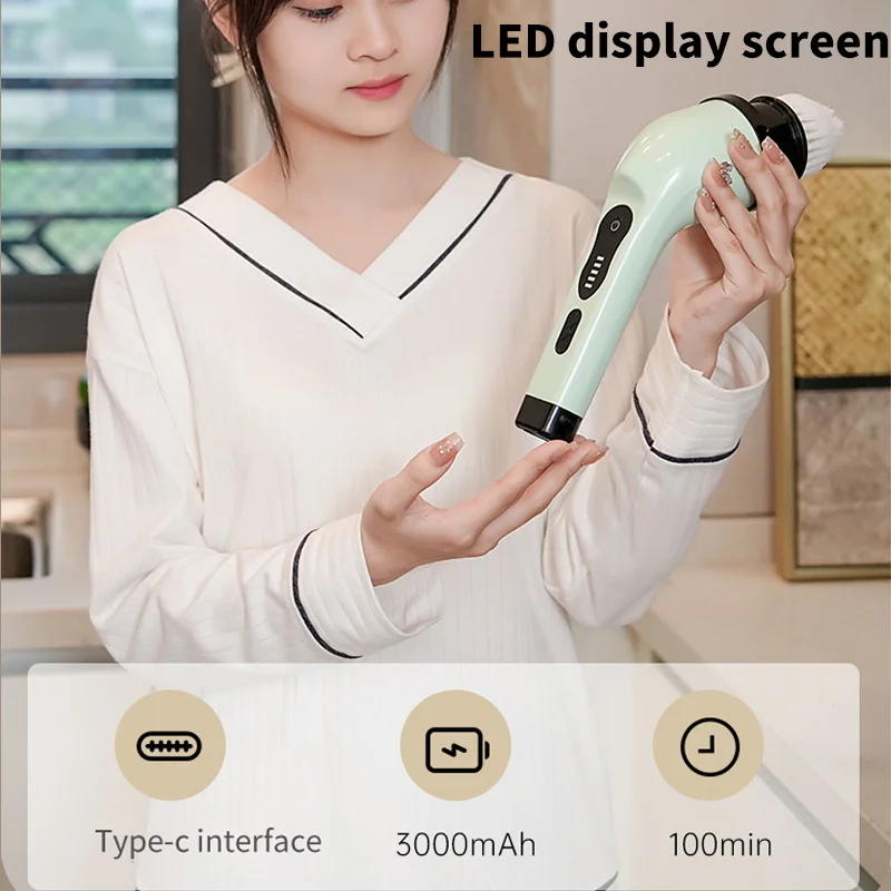 9-in-1 Electric Cleaning Brush - Kitchen Gadgets Useful review and price