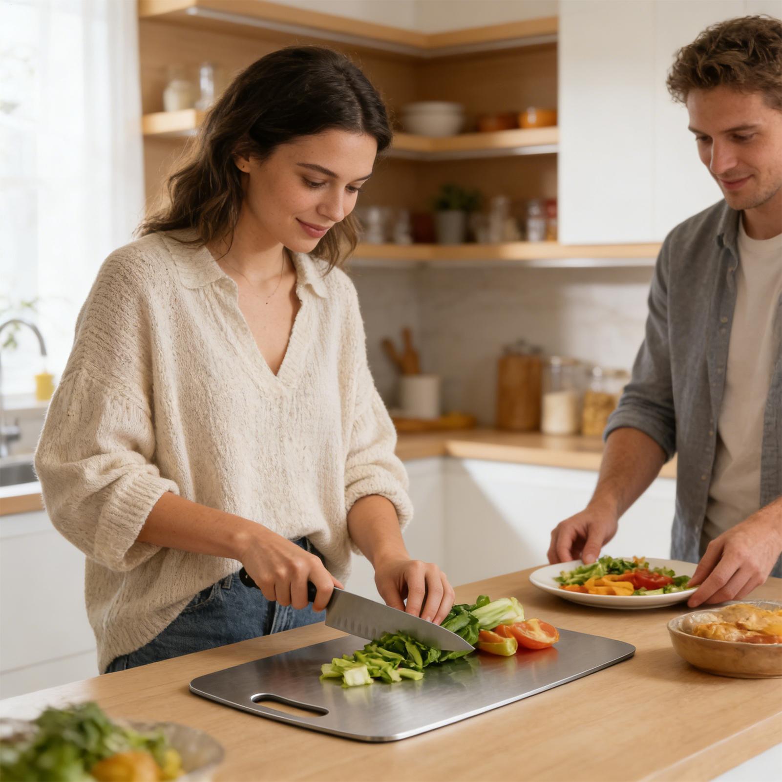 Stainless Steel Cutting Board  - Kitchen Gadgets Kitchen review and price
