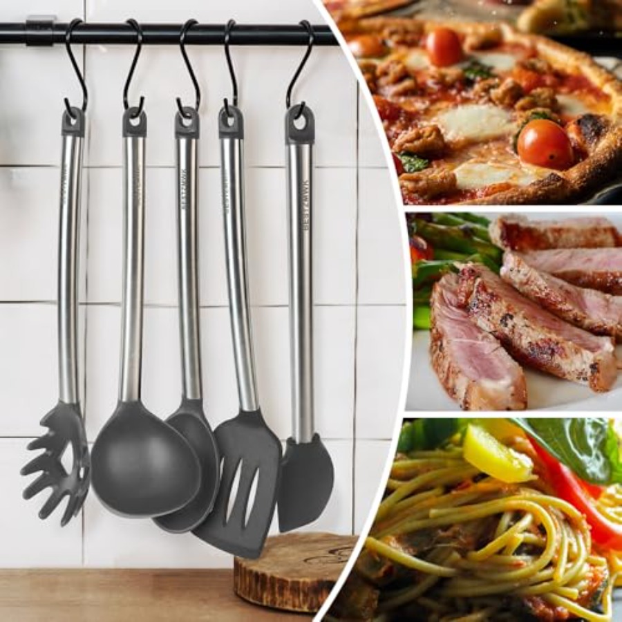Kitchen Utensil Set-Silicone C - Kitchen Gadgets Set review and price