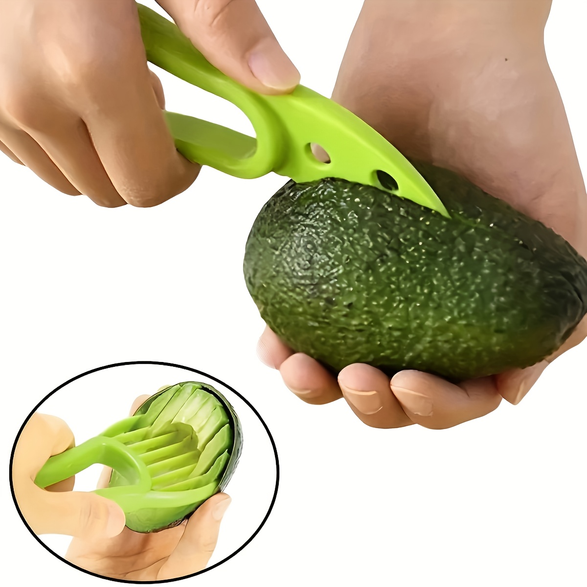 1pc 2 In 1 Avocado Cutter Pitt - Kitchen Gadgets Useful review and price