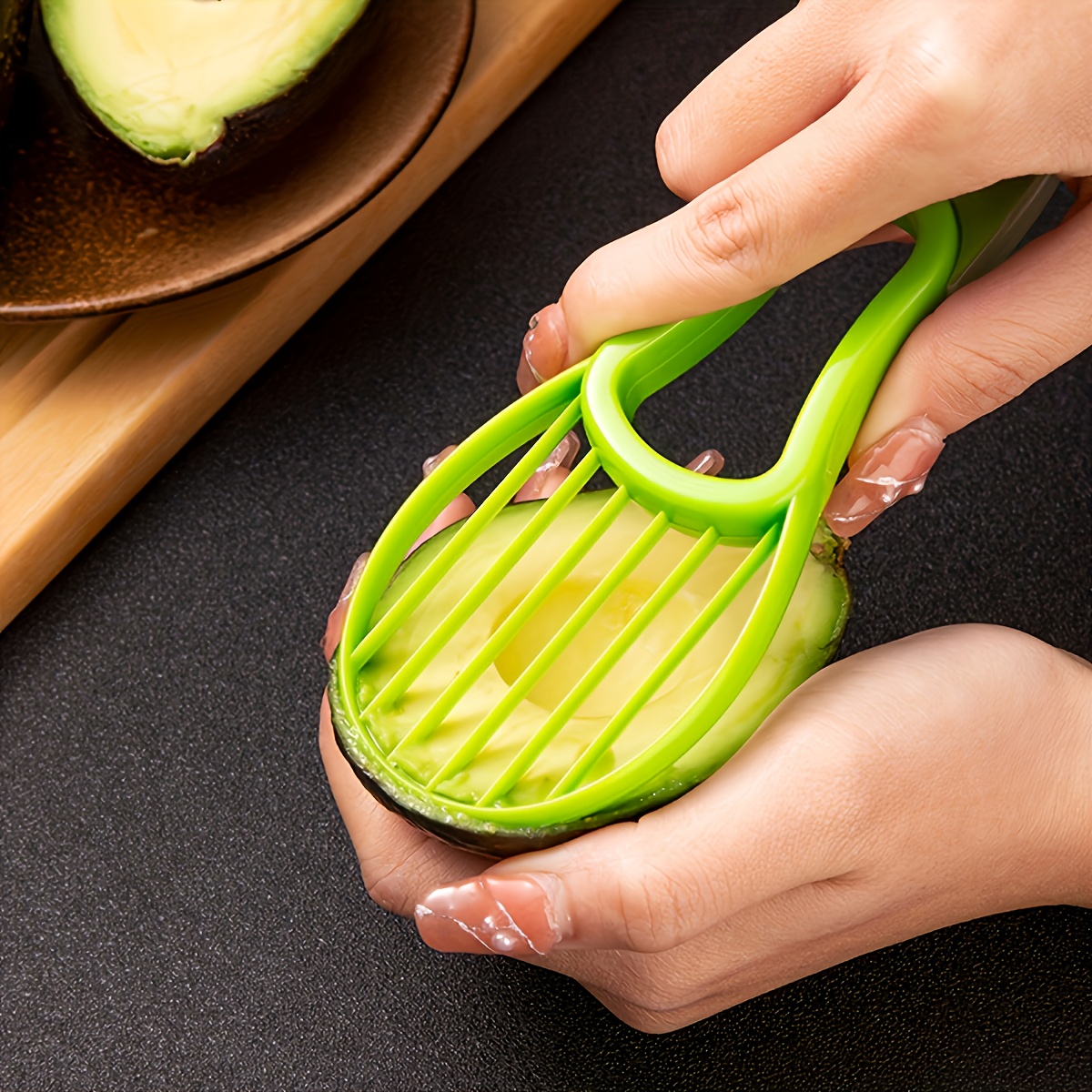 1pc 2 In 1 Avocado Cutter Pitt - Kitchen Gadgets Useful review and price