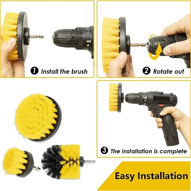 3 pcs/set drill brush set powe - Kitchen Gadgets Set review and price