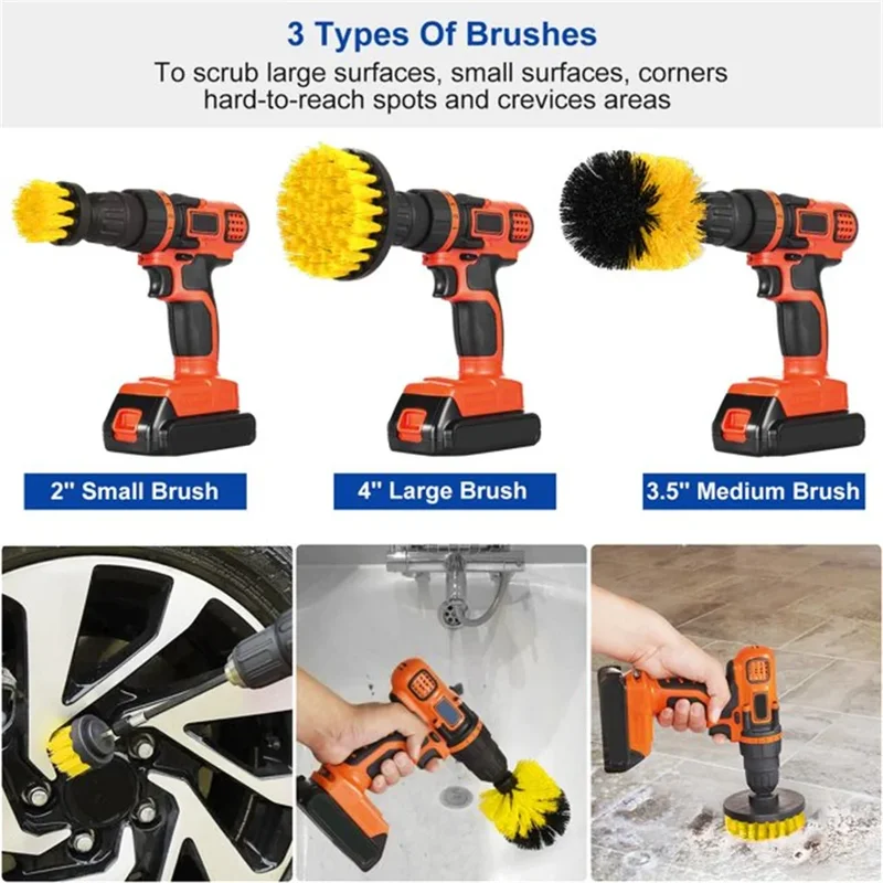 3 pcs/set drill brush set powe - Kitchen Gadgets Set review and price
