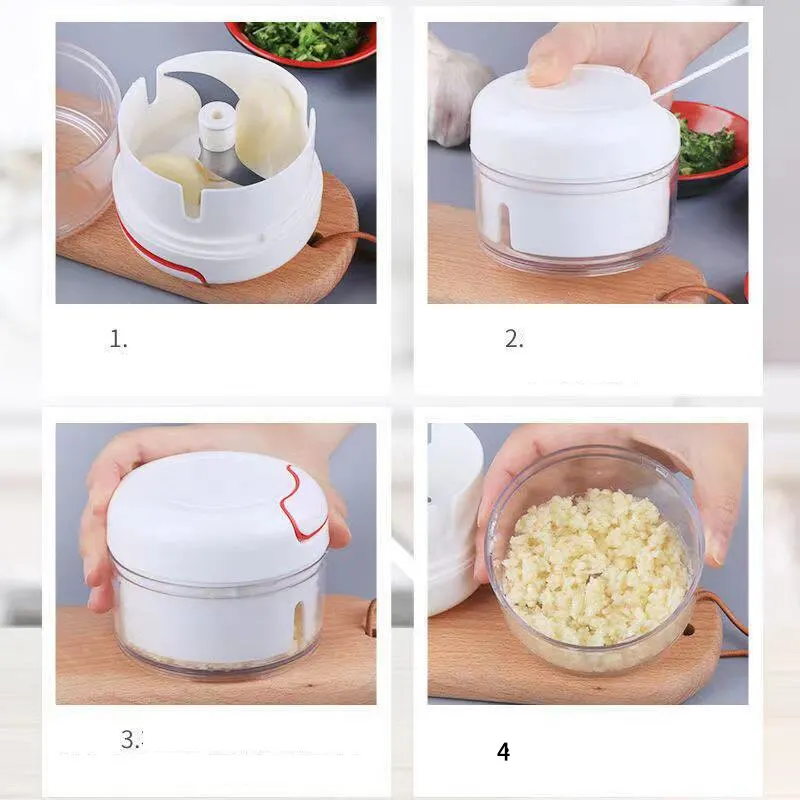 Plastic Garlic Crusher Press V - Kitchen Gadgets Useful review and price