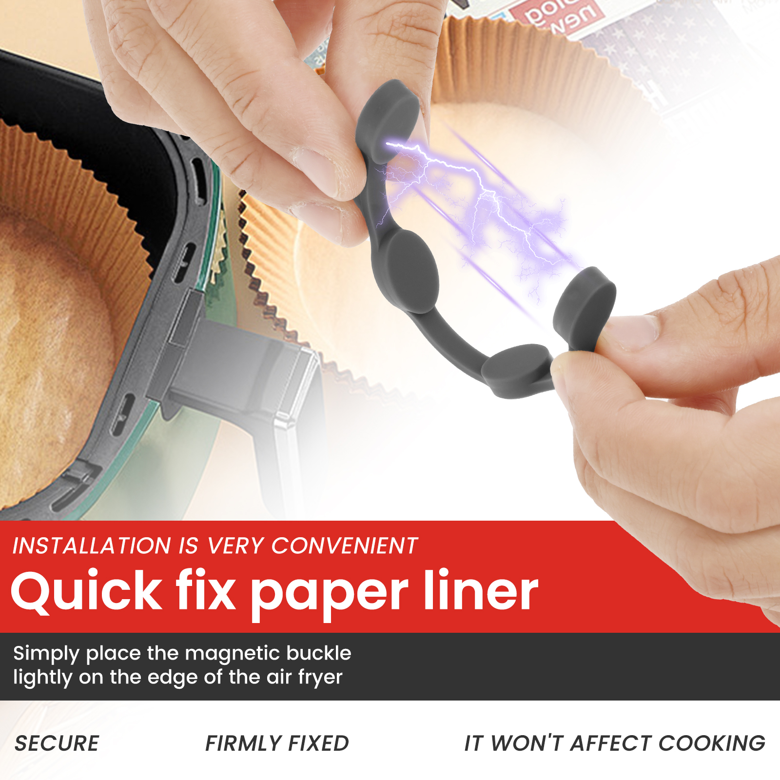 4Pcs Silicone Air Fryer Magnet - Kitchen Gadgets Air Fryer review and price