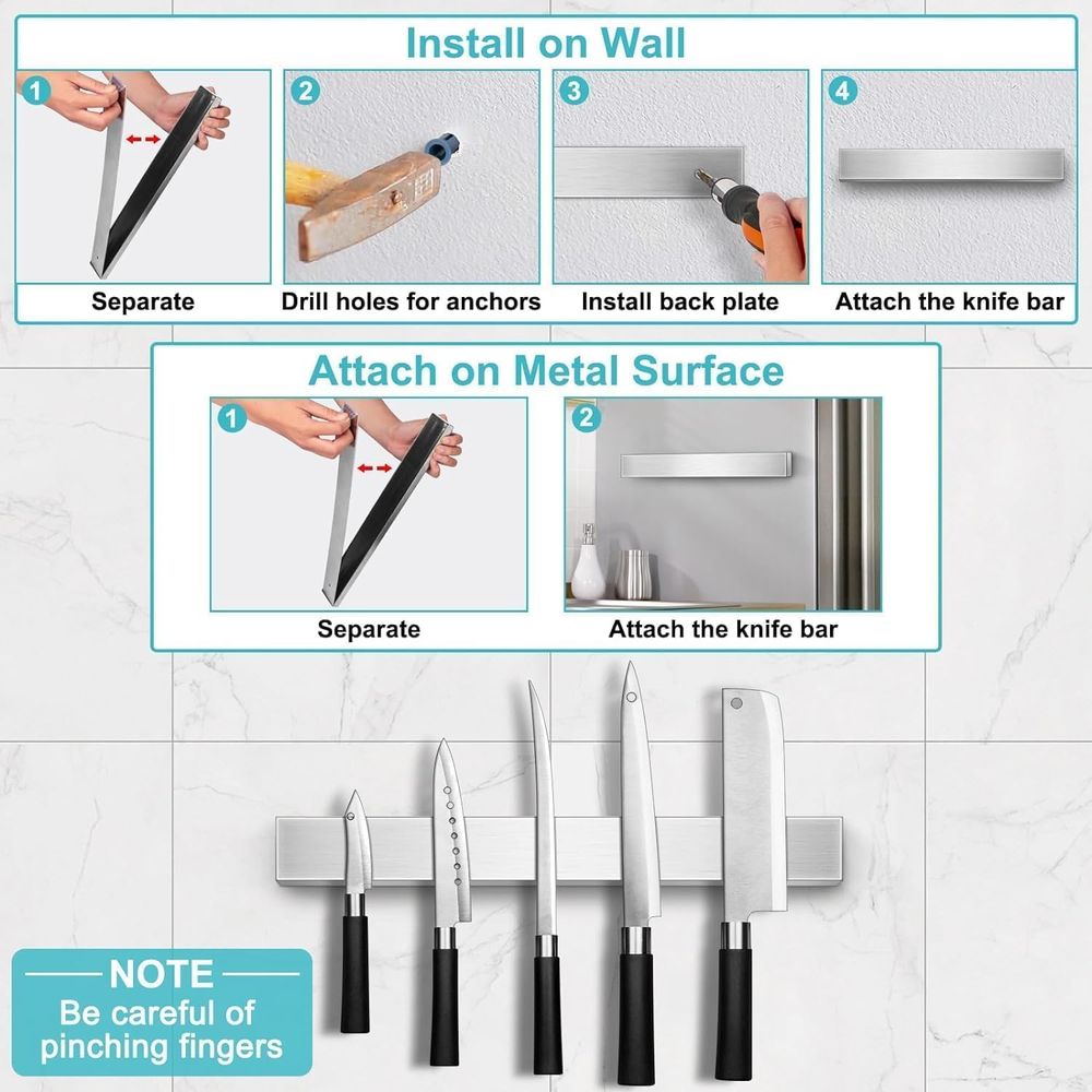 Magnetic Knife Strip for Kitch - Magnetic Knife Strip review and price