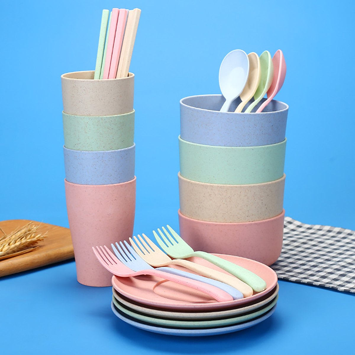 Fork Spoon Chopsticks Bowls Cu - Kitchen Gadgets Set review and price