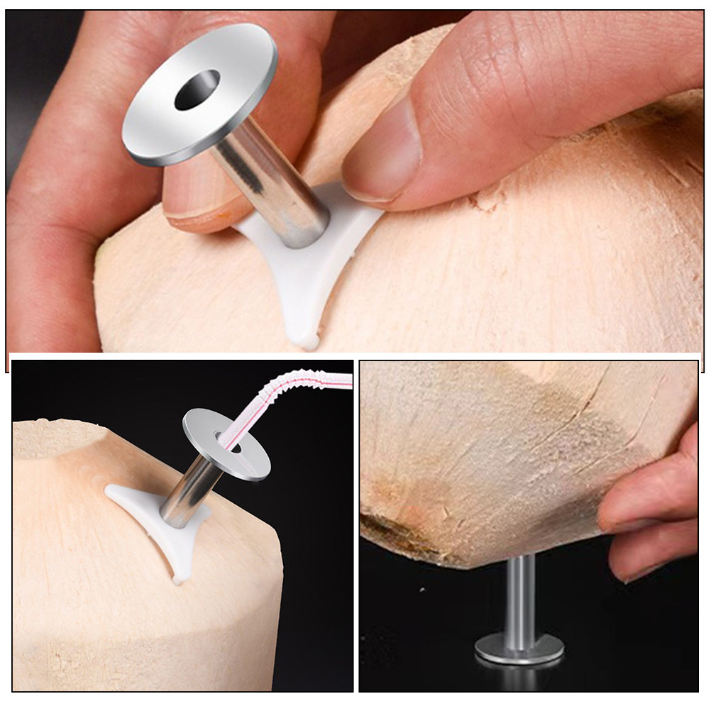 4Pcs Coconut Opener Tool Stain - Kitchen Gadgets Useful review and price