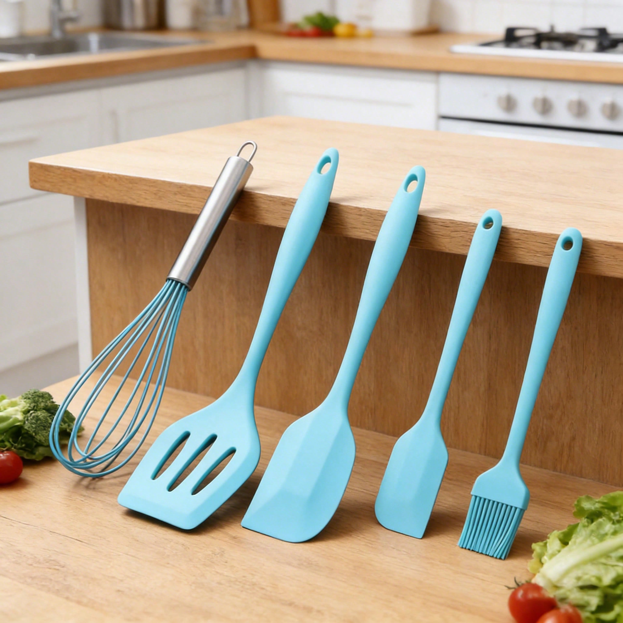 Silicone Cooking Utensils Set, - Kitchen Gadgets Set review and price