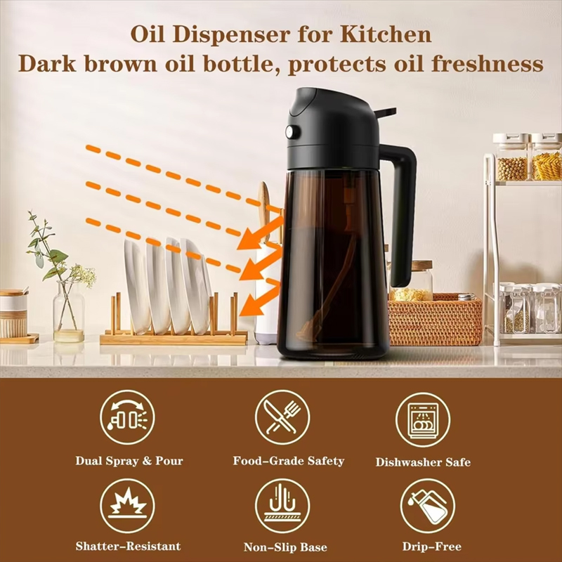 16oz/470ml Leakproof 2-in-1 Gl - Kitchen Gadgets Air Fryer review and price