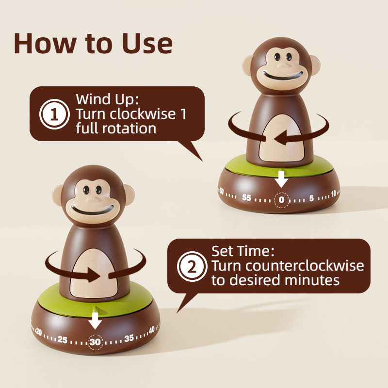 Joie Monkey Kitchen Timer Mech - Kitchen Gadgets Joie review and price
